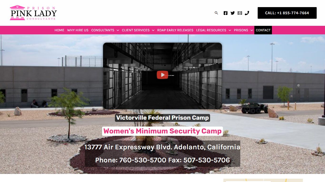 Victorville Federal Prison Camp - Facility Information