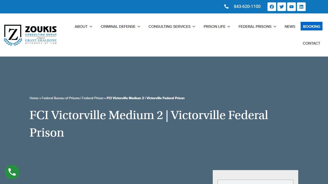FCI Victorville Medium 2 | Victorville Federal Prison